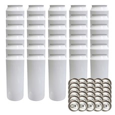 큐캔시머 백색캔 실버뚜껑, 500ml, 124개