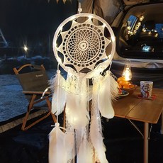 NASKAPI 捕夢網LED裝飾燈, 白色