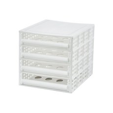 의류 서랍식 트레이 일반형 T0070, 화이트, 1개