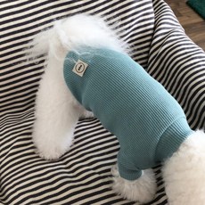 MAGDOG 寵物素色長袖T恤, 天藍色, 1件