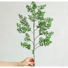 Miss Mone緞帶香椿綠色人造花, 單色, 1個