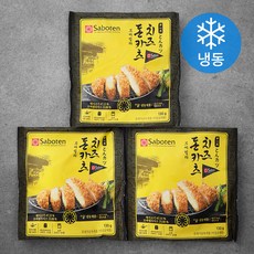 Saboten 치즈 돈카츠 (냉동), 130g, 3개