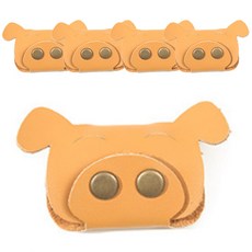 動物造型電線收納固定夾, 5個