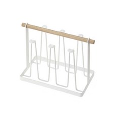 現代鋼製杯架, 白色的, 1個