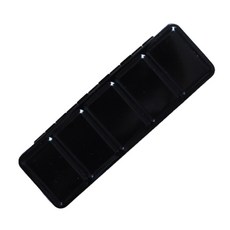 鐵製黑色調色盤, 24格, 1個