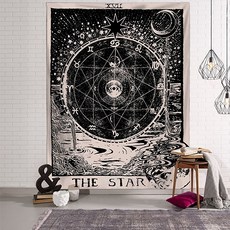 塔羅牌占星幸運掛布織品海報, 01