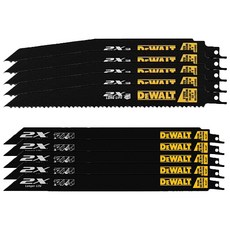 DEWALT 得偉 木材鋸片 300mm DWA41612 5p + 鋼鋸片黑色 305mm DWA41812 5p, 1套