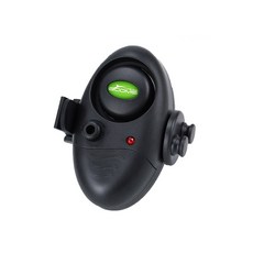 BOOMS FISHING E02 LED報警咬傷探測器, BFLME0200010, 黑色的