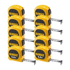DEWALT 得偉 高級緊湊型捲尺 DWHT36157L 5.5mx 25mm, 10個