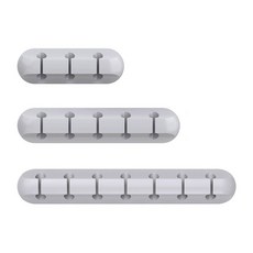 Soulwithe電線整理器 3種組 灰色, 1套
