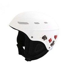 inslo 滑雪安全帽, 白色的