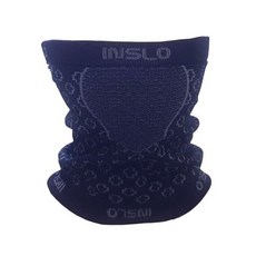 inslo 孩童LOGO印花保暖圍脖式透氣面罩, 黑色的