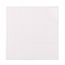 토이다락방 WANGE 놀이판 32 x 32칸 레고호환블록, 흰색, 1개