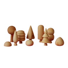 Scandico 華爾道夫森林套組 10p, 天然