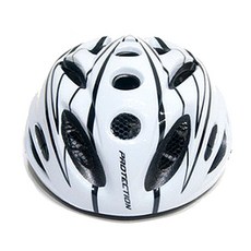 Distro PROTECTION自行車安全帽, 白色 黑色