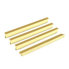 把手世界 T型軌道 2孔 家具把手 金色 P192, 4個