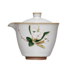 李花陶瓷茶壺 180ml, 混色
