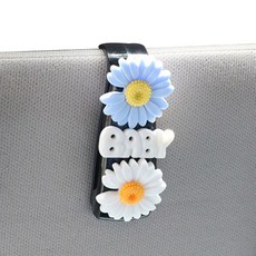 플라워 선바이저 클립 멀티홀더 블루, 1개