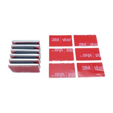 多用途強力釹磁鐵膠帶 6入+VHB膠帶備用 6入組, 1套