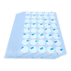 3M 圓形無痕雙面膠, 40枚, 10張