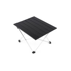 홈앤비전 알루미늄 경량 캠핑 롤테이블, 블랙