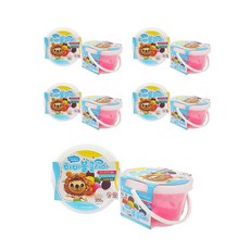 토단교재 하비볼 클레이 2p, 형광핑크, 300g, 5개