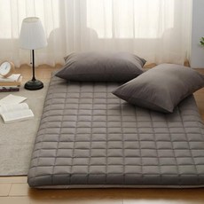 素色純棉絎縫床墊套 + 香草棉芯組