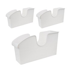 Saenghwalgongsik 多功能整理收納盒 3入, 3個, 白色