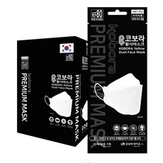 코보라 황사마스크 대형 KF80, 50개입, 1개