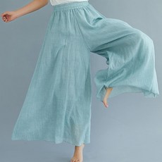 PAPERMENTS 鬆緊帶棉麻寬褲