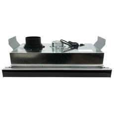 Biajeu黑色玻璃把手廚房滑動式排油煙機, TW-100