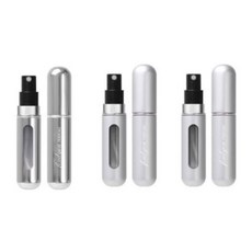 파인듀 향수 공병 3종 세트, 실버 유광, 실버 무광, 랜덤발송, 1세트