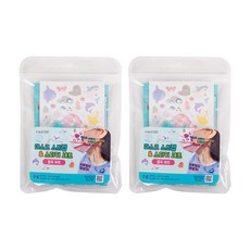 스튜디오에잇 마스크 스트랩 스티커세트, 블루하트, 2세트