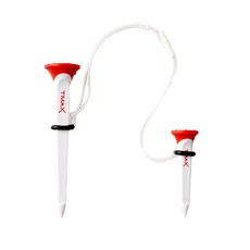 Tour Tee 長球釘 + 短球釘組合, 1套, 紅色