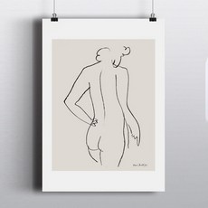 亨利·馬諦斯海報掛畫 27 莫妮卡裸體