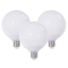 Conell LED球型短頸燈泡 12W, 日光色, 3個