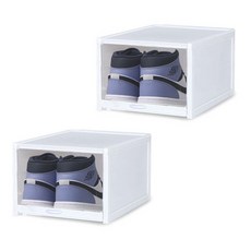 Star Slide One Open鞋子收納盒, 2個