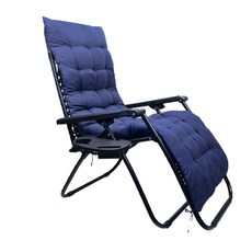 혼시티 둥실둥실 구름 의자 + 안락쿠션 + 목받침대 + 컵홀더, 블랙(프레임), 블루(안락쿠션)