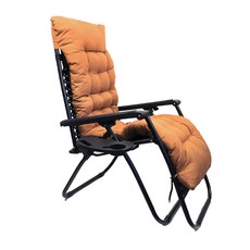 혼시티 둥실둥실 구름 의자 + 안락쿠션 + 목받침대 + 컵홀더, 블랙(프레임), 브라운(안락쿠션)