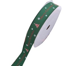 Pojangnet 羅紋星樹緞帶 22mm, 西瓜, 22.5m