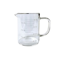 耐熱玻璃量杯咖啡壺 杯子烘焙用 350ml, 單色, 1入