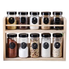 2層收納盒+Tritan調味瓶2路大5p+小5p套裝, 1套, 2層收納盒 + 大調味瓶 5入 + 小調味瓶 5入 + 貼紙 4入