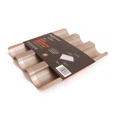 CHEFMADE 學廚 法棍麵包烤盤 3槽 大, 1個