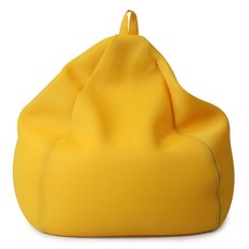 벨라하우스 컴포트 손잡이 빈백 소파, 옐로우