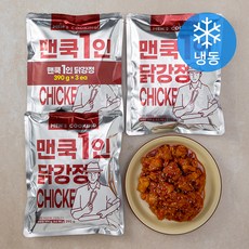 맨쿡 1인 닭강정 (냉동), 390g, 3개