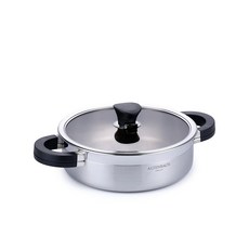 알텐바흐 소나티네 통5중 전골 냄비, 24cm, 혼합색상, 1개