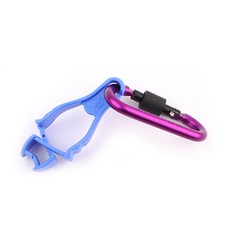 ergodyne 手套夾 藍色 3400CA + 登山扣, 1個