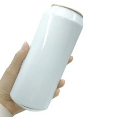 큐캔시머 알루미늄 백색캔 + 금색뚜껑일반 124p, 500ml, 1개