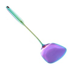 끌레오 4COLOR 프리미엄 스테인리스 뒤집개 대형 CLD020, 레인보우, 1개