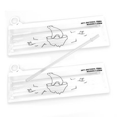 MOONIL CHEMICAL 環保吸管組, 1組, 2入